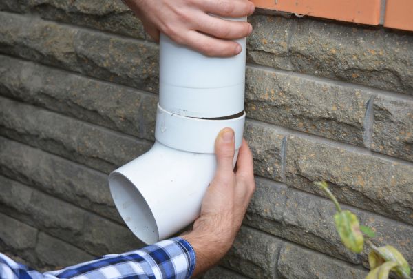 Drainage Downspout Repair in Newton