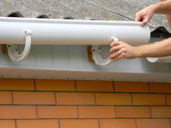 Half Round Gutter Installation in Newton