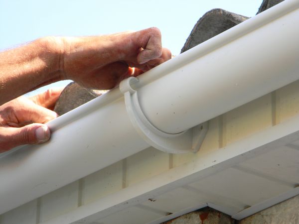 Plastic Gutter Repair in Newton