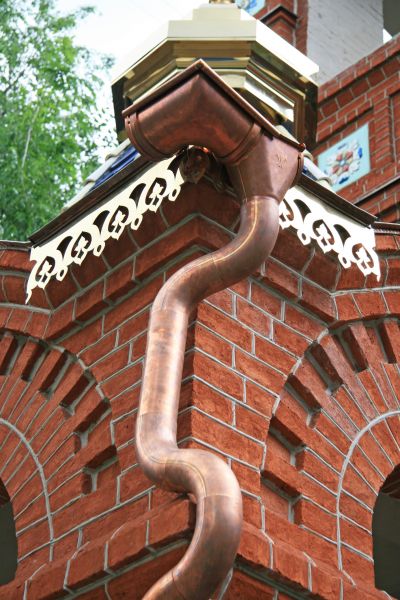 Church Downspout Installation in Newton